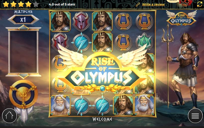 Rise of Olympus Demo Kolikkopeli Arvostelu: Bonukset ja Ilmaiskierrokset