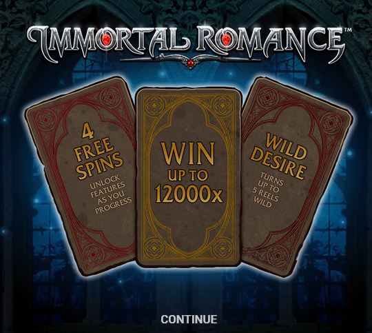 Immortal Romance Slot Arvostelu: Bonukset ja Ilmaiskierrokset