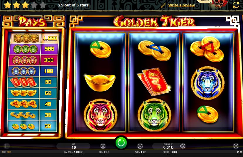 Golden Tiger Slot Arvostelu: Ilmaiskierrokset ja Bonukset